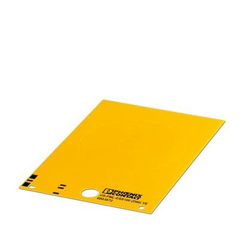 Phoenix Contact, USPML Polyvinyl Chloride Insert Label for use with Marking Emergency Stop Buttons