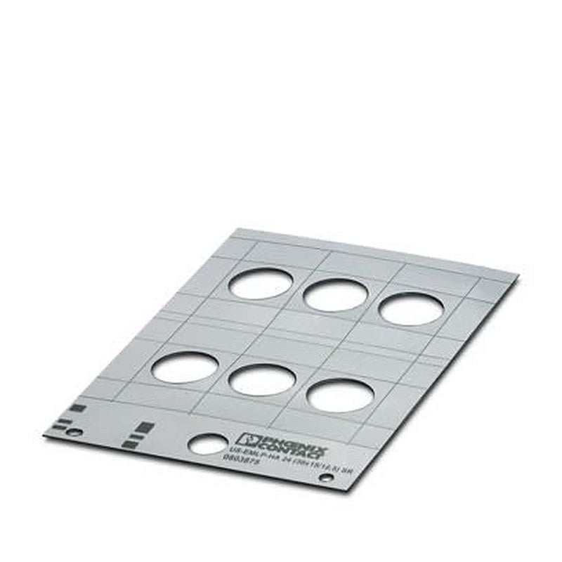 Phoenix Contact Silver on Silver Cable Labels, 66 mm Length, 30 mm Width, 66 mm Label Length, 30 mm Label Width