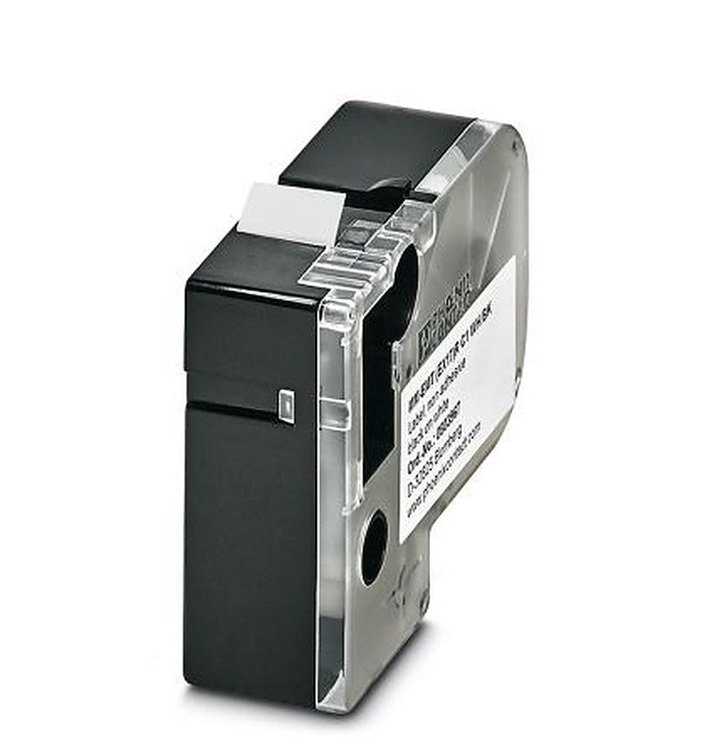 Phoenix Contact Black on White Label Printer Tape, 5.5 m Length, 17 mm Width, 5.5 m Label Length, 17 mm Label Width