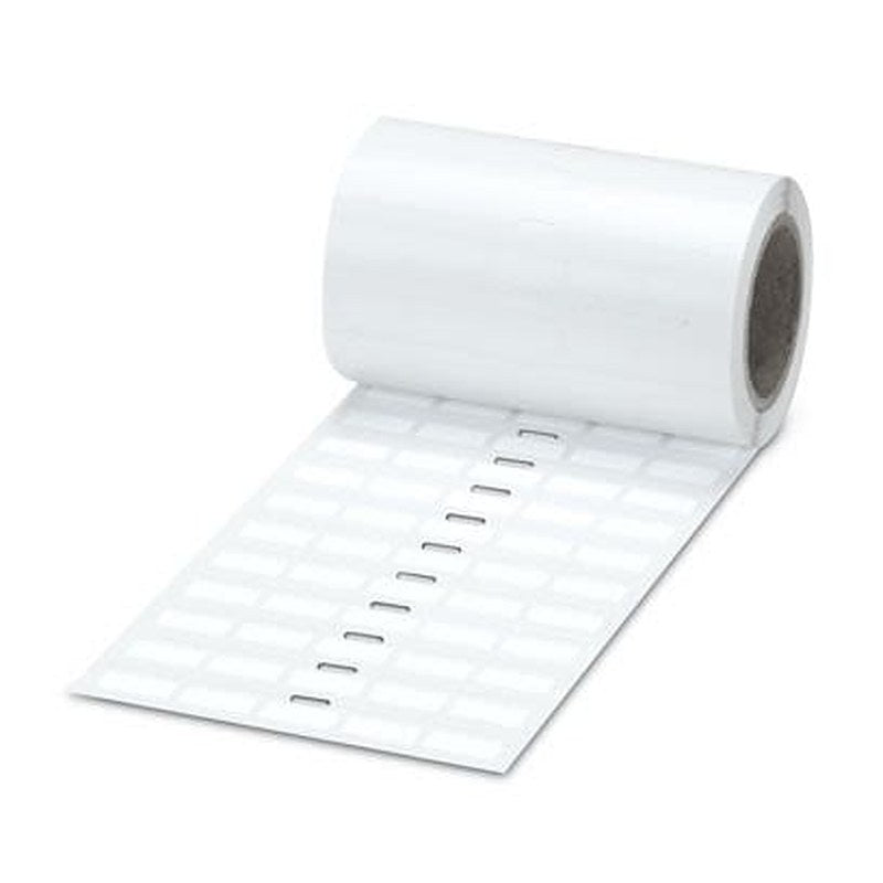 Phoenix Contact White Label, 17.5 mm Width, 2500 Per Roll Qty, 8 mm