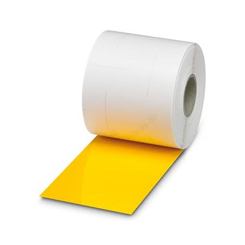 Phoenix Contact Yellow Label Roll, 40000 mm Width, 1 Per Roll Qty, 40000 mm