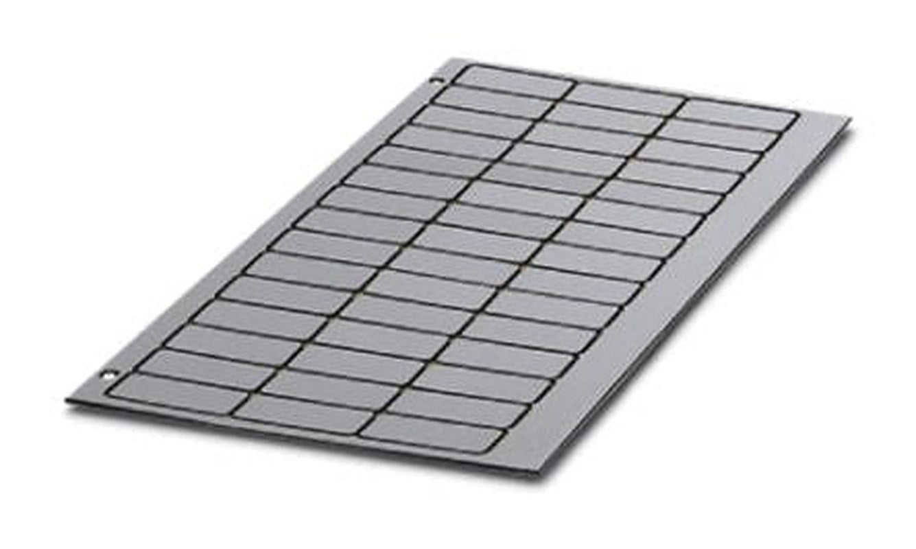 Phoenix Contact Panel Marker, 22 mm Length, 22 mm Height 0806628 Silver