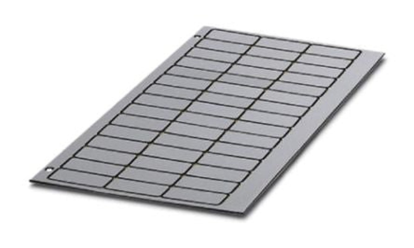 Phoenix Contact Panel Marker, 18 mm Length, 18 mm Height 0806893 Silver