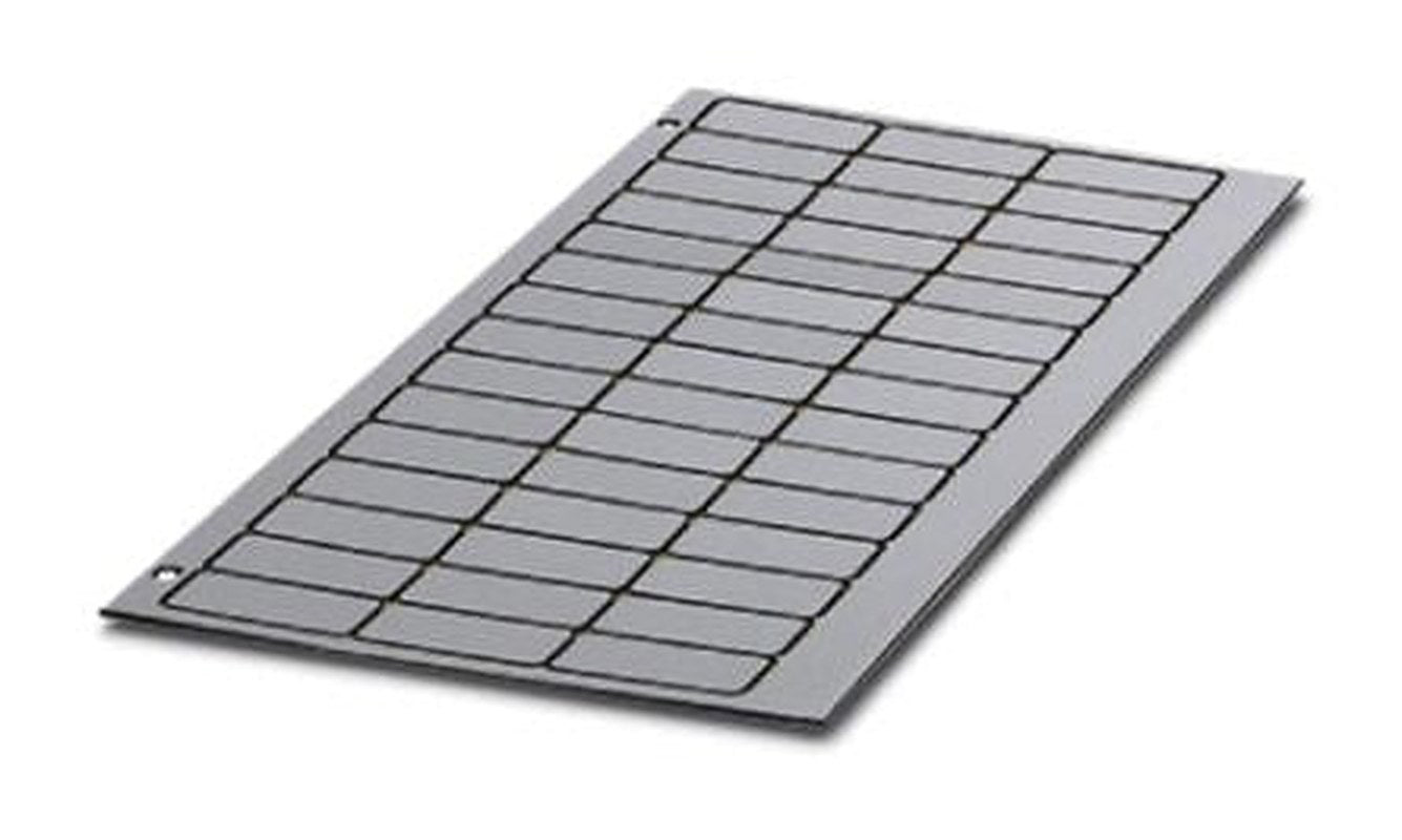 Phoenix Contact Panel Marker, 17.5 mm Length, 17.5 mm Height 0807889 Silver