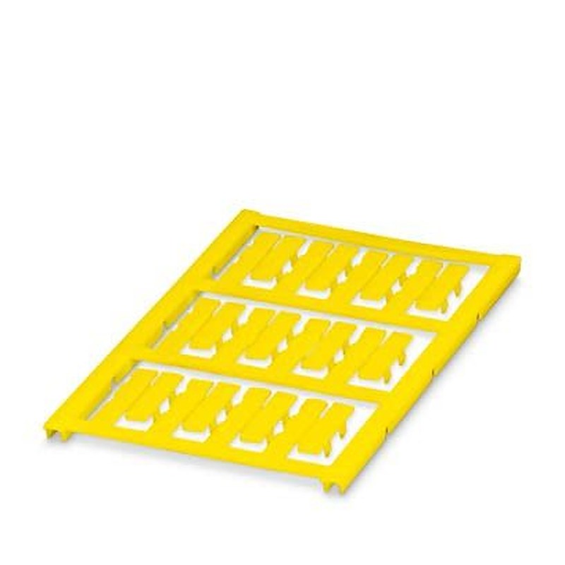 Phoenix Contact UC-WMC Clip-On Cable Marker, Yellow, 3.1 mm Cable Yellow, 1.9 mm Cable, 0818784