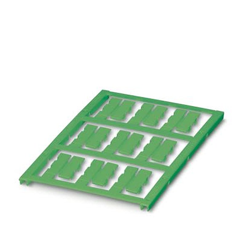 Phoenix Contact UC-WMC Clip-On Cable Marker, Green, Pre-printed "0", 4.4 mm Cable Green, 2.8 mm Cable, 0818917