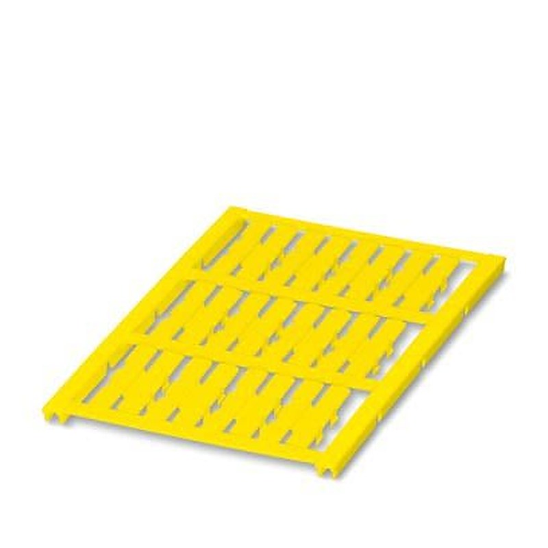 Phoenix Contact UC-WMC Clip-On Cable Marker, Yellow, Pre-printed "0", 3.1 mm Cable Yellow, 1.9 mm Cable, 0819644
