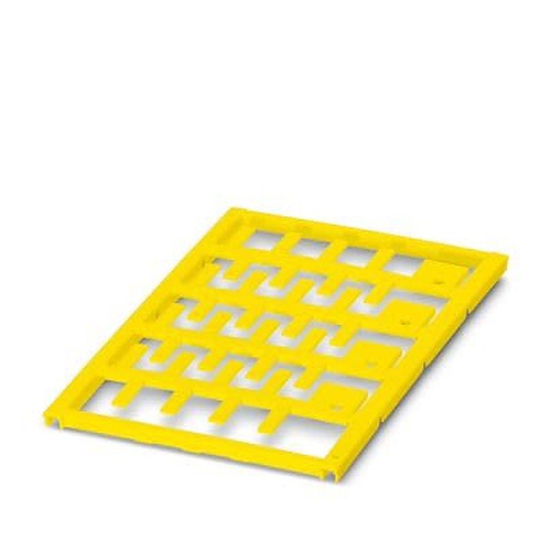 Phoenix Contact UC-WMT Cable Marker, Yellow, Pre-printed "0", 0823591 Flammability rating according to UL 94 V2