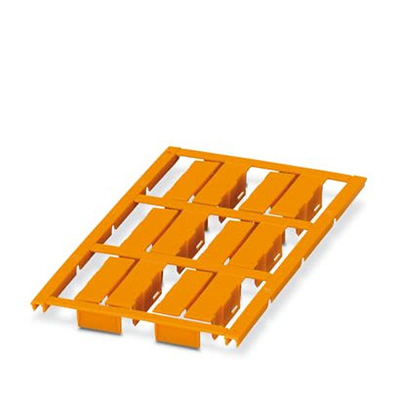 Phoenix Contact UC-WMC Clip-On Cable Marker, Orange, 7.5 mm Cable Orange, 5 mm Cable, 0823724