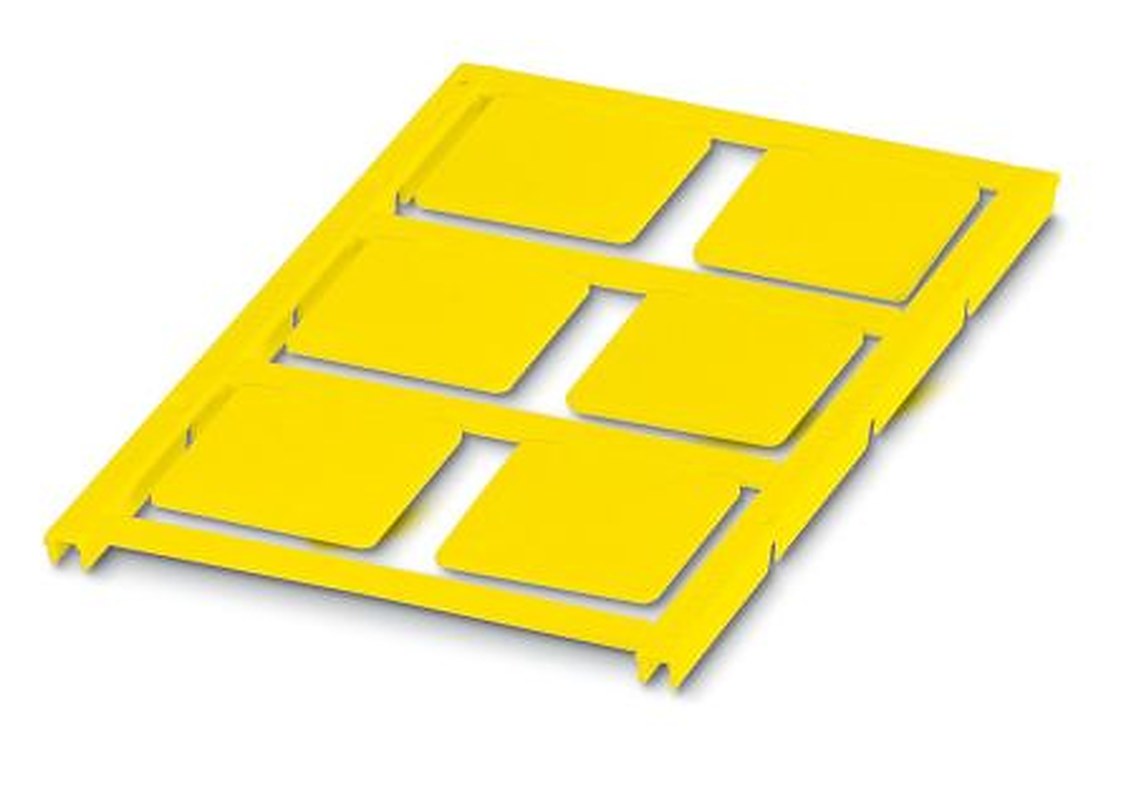 Phoenix Contact, UC-EMP (27X27) YE Polyamide Terminal Block Marker for use with Terminal Block