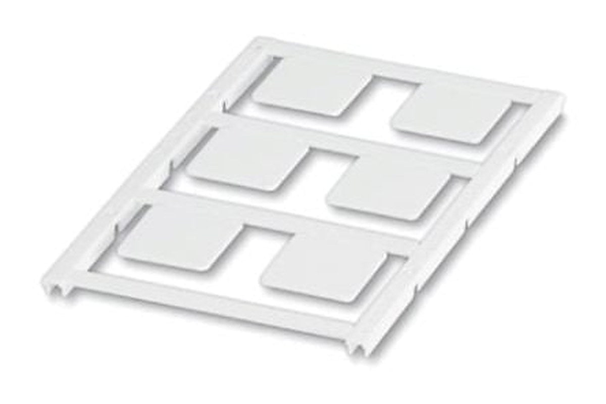 Phoenix Contact Panel Marker, 22 mm Length 0825463 White
