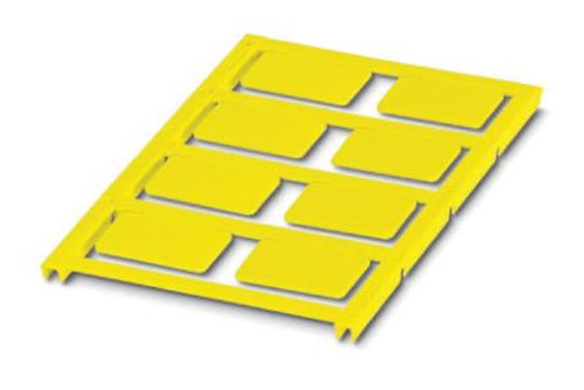 Phoenix Contact Panel Marker, 27 mm Length 0825476 Yellow