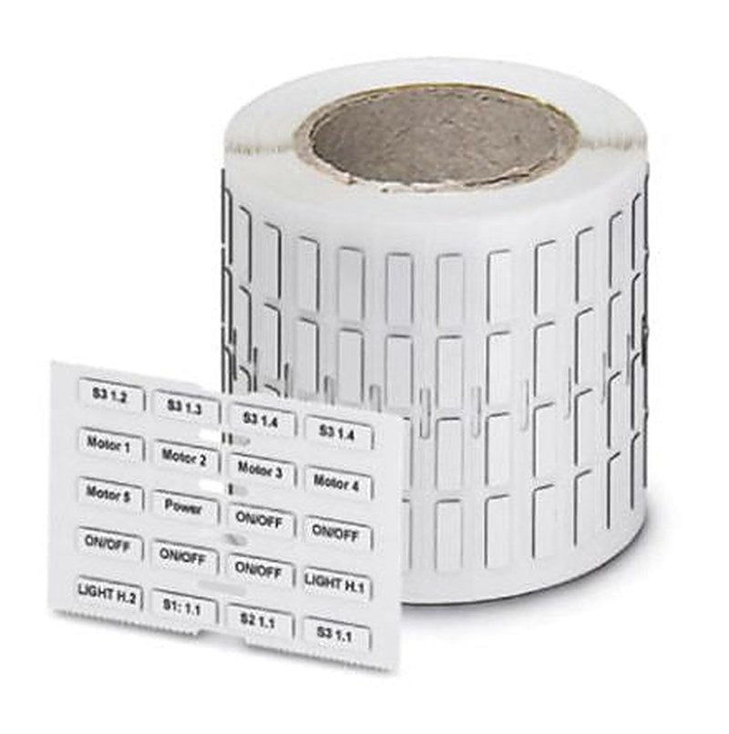 Phoenix Contact Panel Marker, 17 mm Length 0826844 White