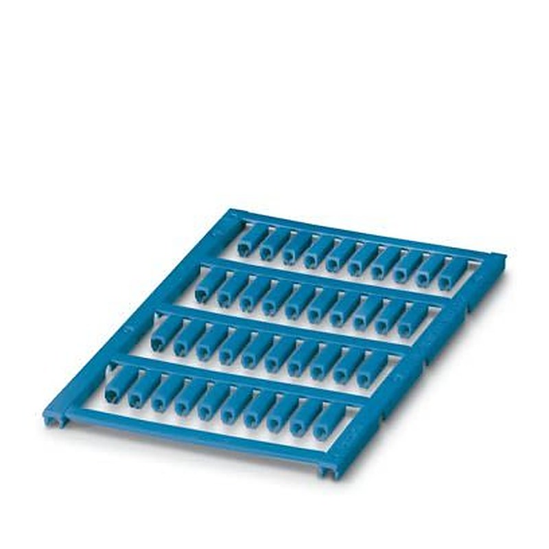 Phoenix Contact UC-WMCO Slide-On Cable Marker, Blue, Pre-printed "0", 2.9 mm Cable Blue, 2.1 mm Cable, 0827562