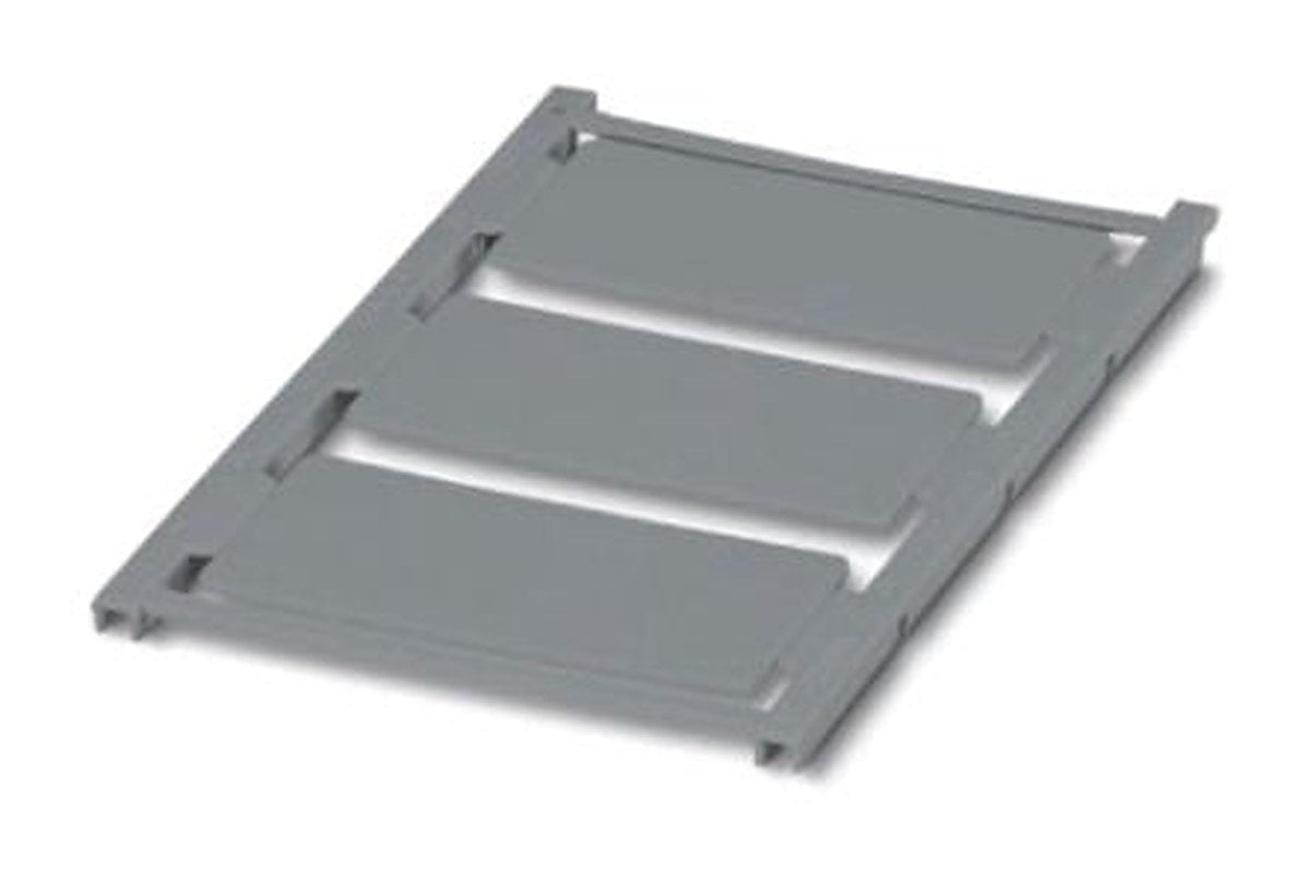 Phoenix Contact Panel Marker, 60 mm Length 0828091 Silver