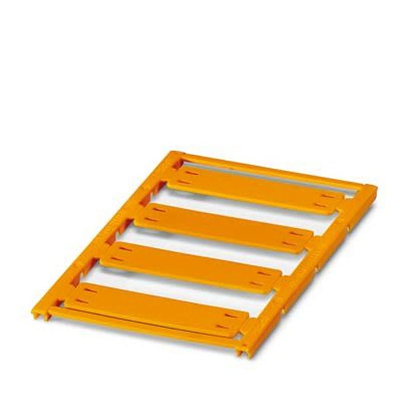 Phoenix Contact UC-WMTB Cable Marker, Orange, Pre-printed "0", 0828378 Flammability rating according to UL 94 V2