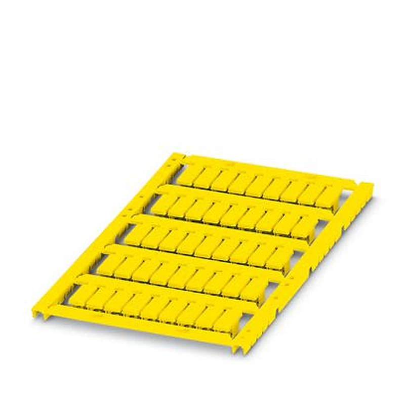 Phoenix Contact UCT-WMS Slide-On Cable Marker, Yellow, 4.7 mm Cable Yellow, 2.5 mm Cable, 0828573