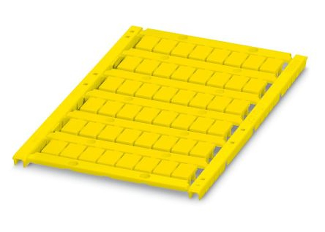 Phoenix Contact, UCT-TM 7.62 YE Polycarbonate Marker Label for use with Terminal Block