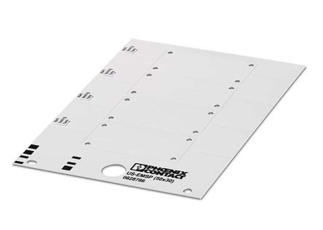 Phoenix Contact, US-EMSP (50X30) Plastic Device Marker for use with Modular Terminal Block