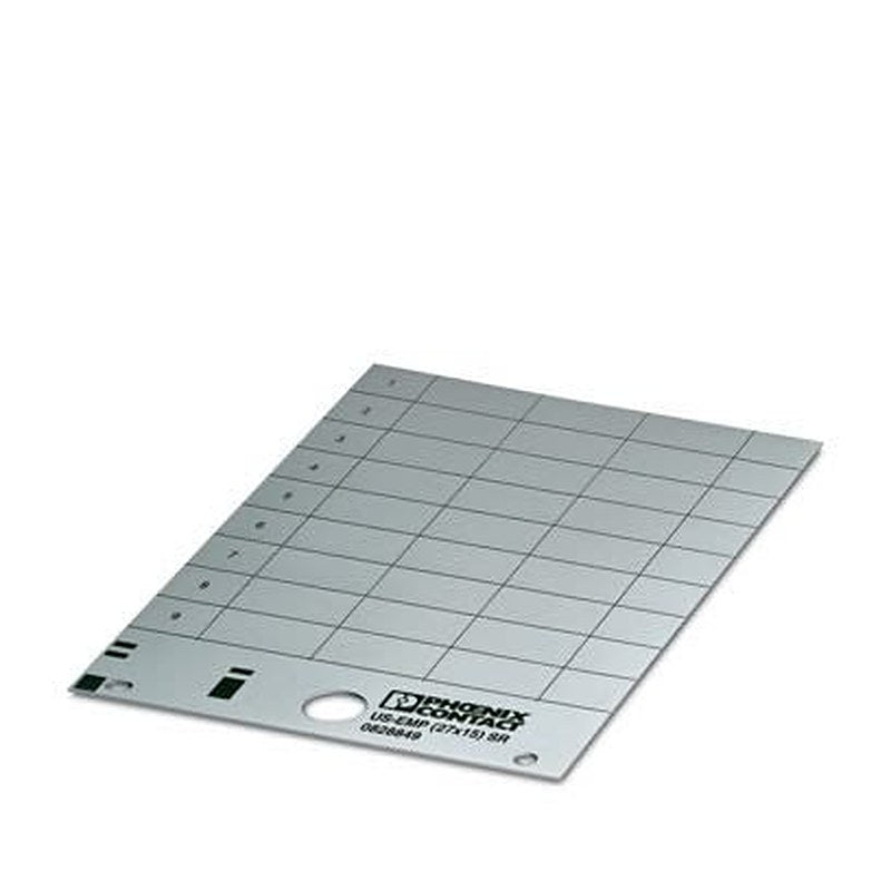 Phoenix Contact, US-EMP Polyvinyl Chloride Terminal Marker for use with Terminal Block