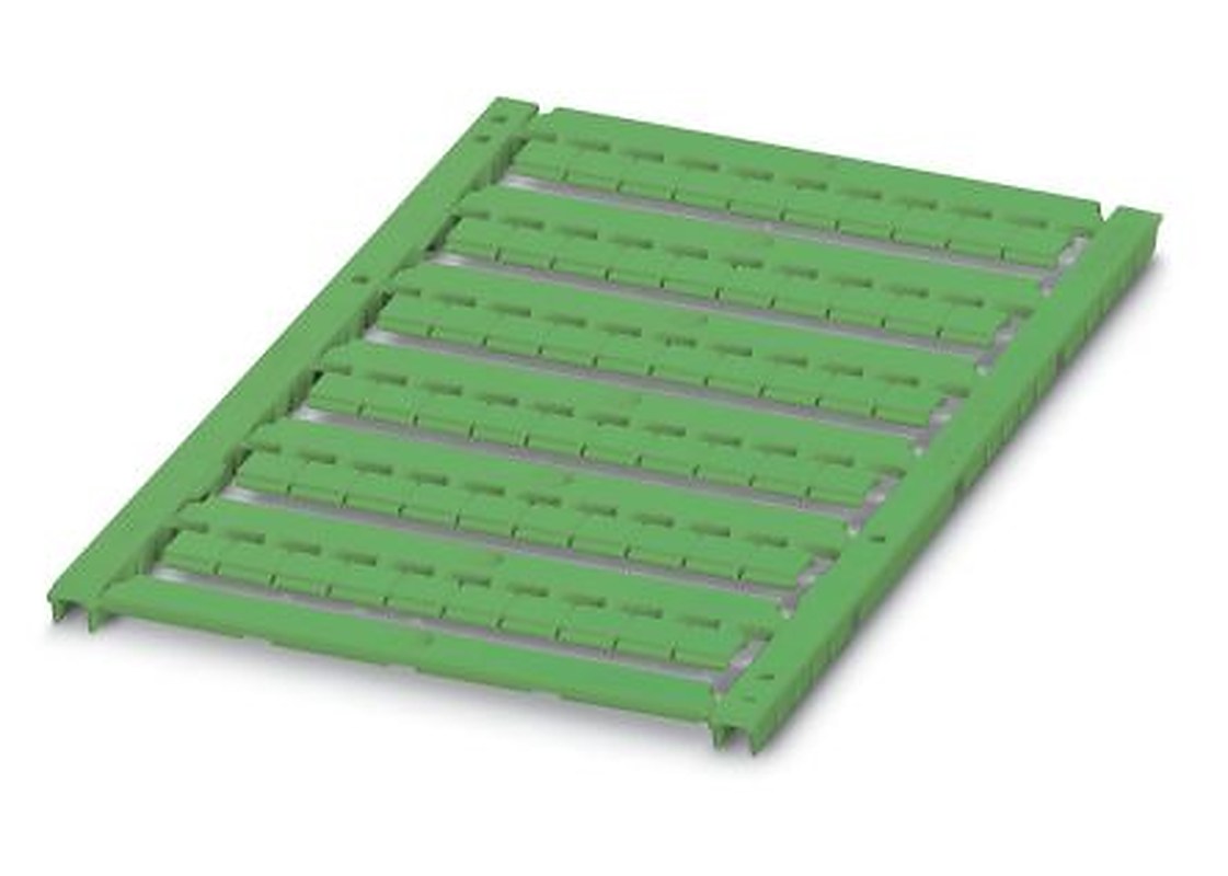 Phoenix Contact, UCT-TMF 6 GN Polycarbonate Marker Label for use with Terminal Block