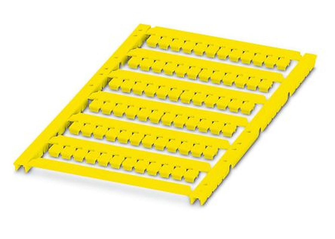 Phoenix Contact, UCT1-TMF 5 YE Polycarbonate Marker Label for use with Terminal Block