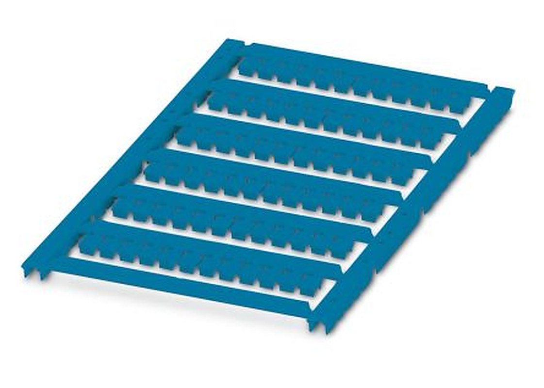 Phoenix Contact, UCT1-TMF 5 BU Polycarbonate Marker Label for use with Terminal Block