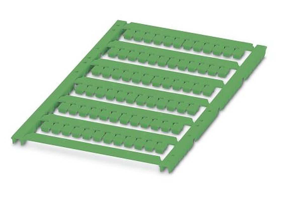 Phoenix Contact, UCT1-TMF 5 GN Polycarbonate Marker Label for use with Terminal Block