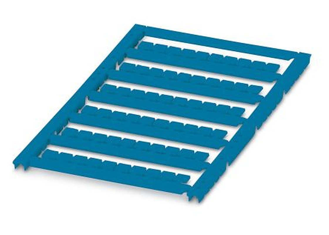Phoenix Contact, UCT1-TMF 6 BU Polycarbonate Marker Label for use with Terminal Block