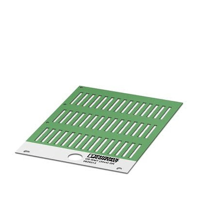 Phoenix Contact US-WMT Cable Marker, Green, 0829313 Flammability rating according to UL