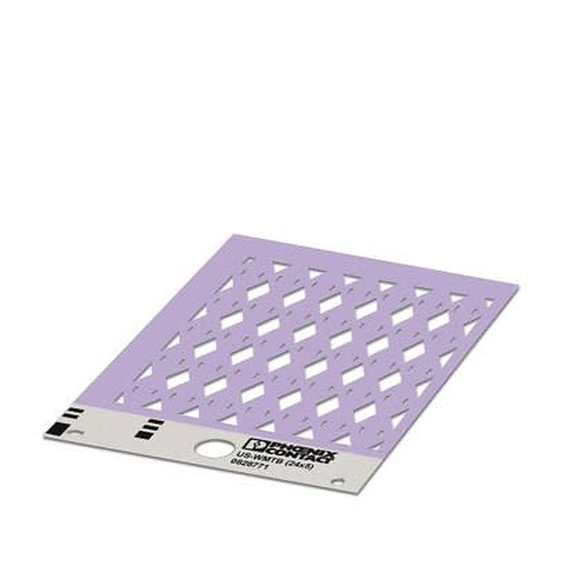 Phoenix Contact US-WMTB Cable Marker, Violet, 0829323 Flammability rating according to UL