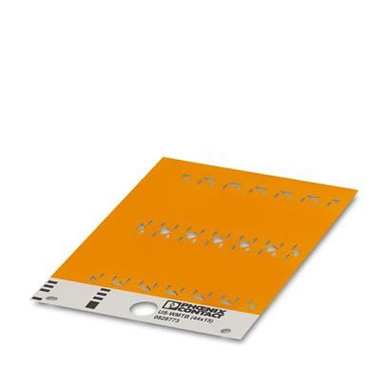 Phoenix Contact US-WMTB Cable Marker, Orange, 0829335 Flammability rating according to UL