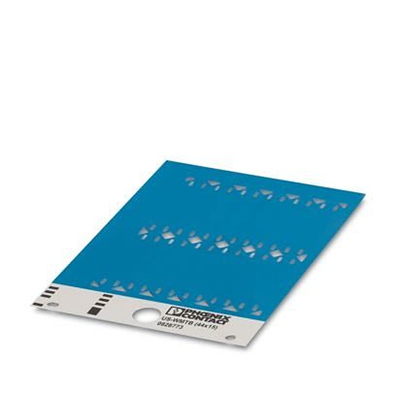 Phoenix Contact US-WMTB Cable Marker, Blue, 0829338