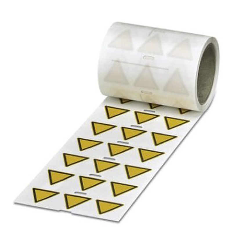 Phoenix Contact Panel Marker, 25 mm Length, 21.65 mm Height 0830429 Black, Yellow