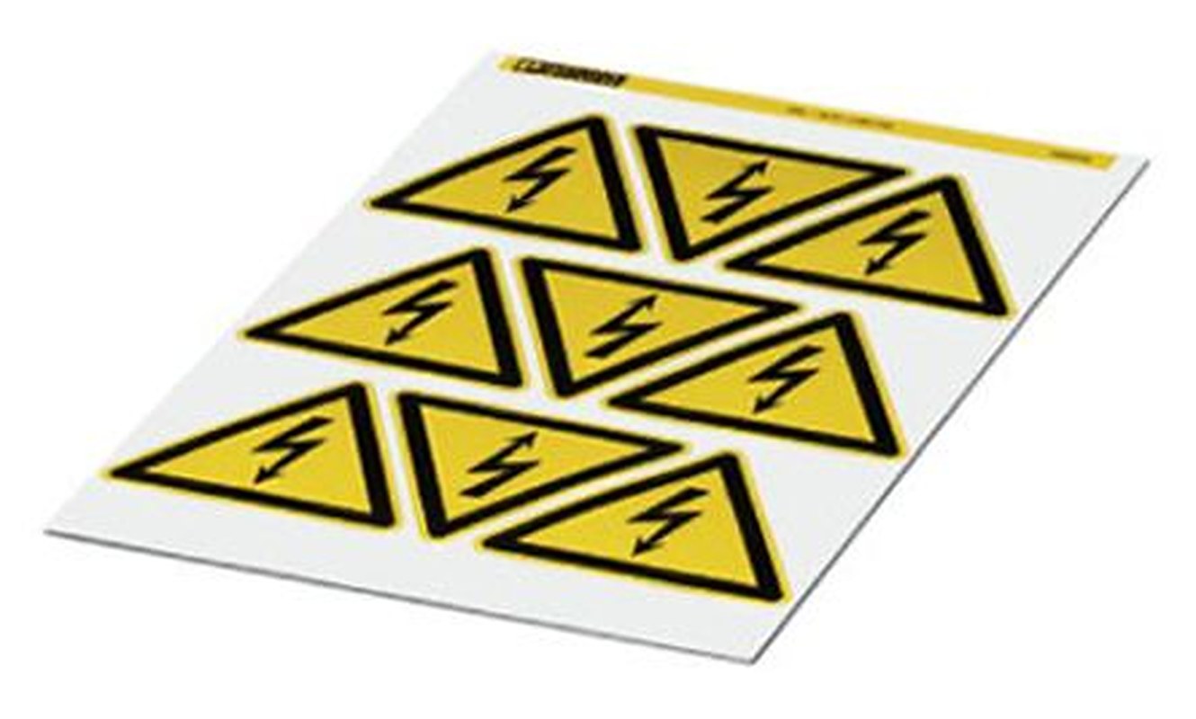 Phoenix Contact Panel Marker, 10 mm Length 0830486 Yellow