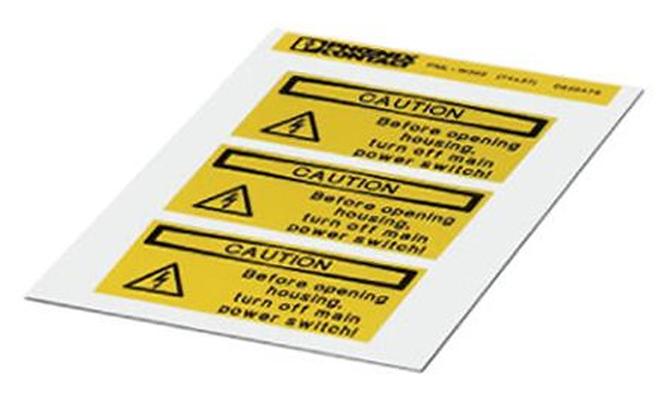 Phoenix Contact Panel Marker, 5 mm Length 0830530 Yellow