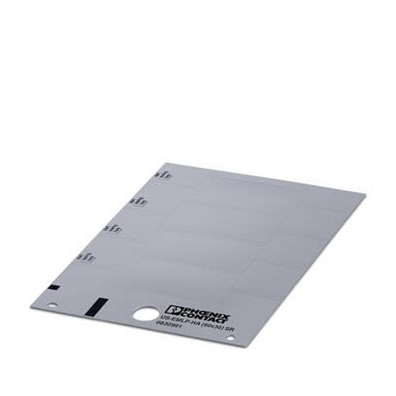 Phoenix Contact Silver on Silver Cable Labels, 30 mm Length, 60 mm Width, 30 mm Label Length, 59.7 mm Label Width