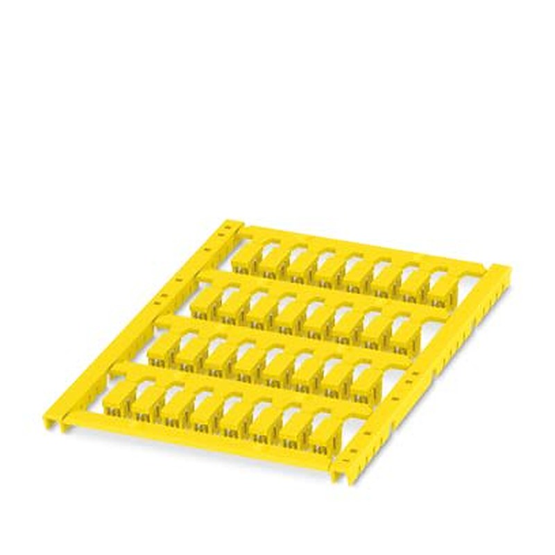 Phoenix Contact UCT Clip-On Cable Marker, Yellow, 3.5 mm Cable Yellow, 2.9 mm Cable, 0831206