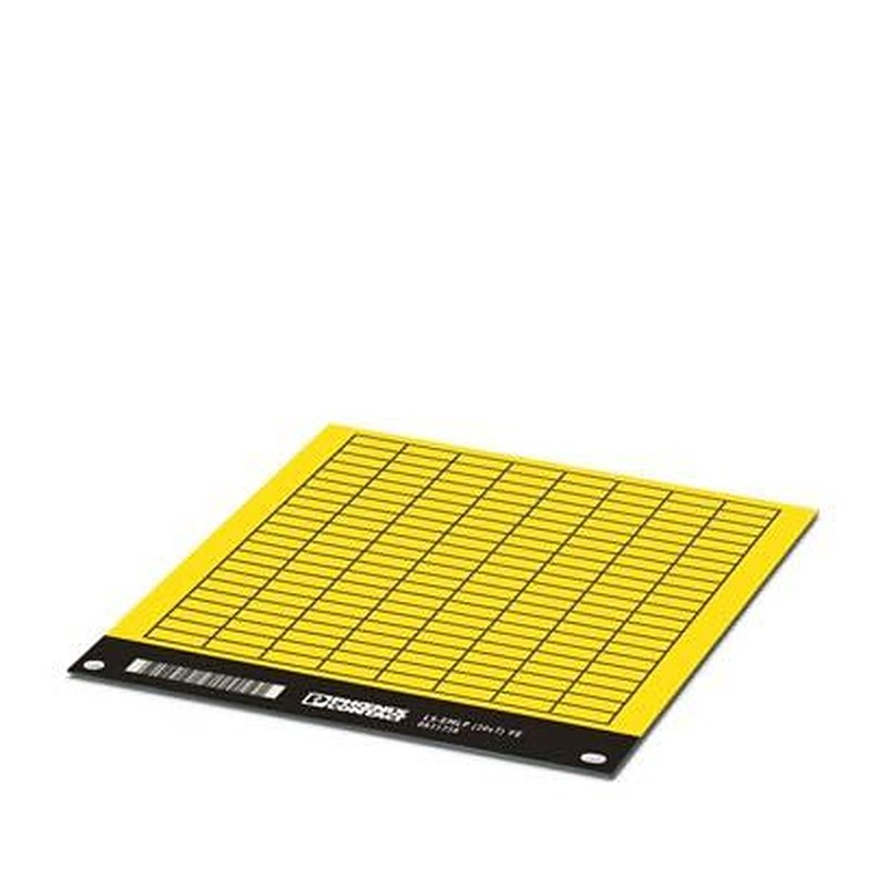 Phoenix Contact Panel Marking, 7 mm Length, 7 mm Height 0831738 Yellow
