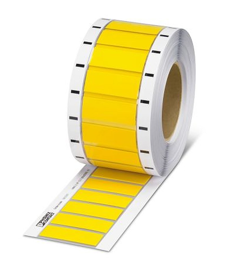 Phoenix Contact Halogen Free Heat Shrink Sleeving, Yellow 12.7 mm Sleeve Dia. x 60mm Length 2:1 Ratio, WMS Series