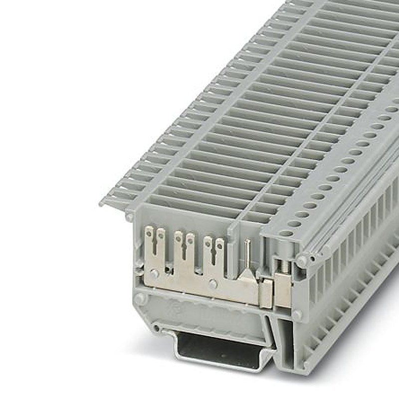 Phoenix Contact 0852067 VBST 4-FS (6-2.8-0.8) ST4 Series Feed Through Terminal Block Grey, 2.5mm², Screw