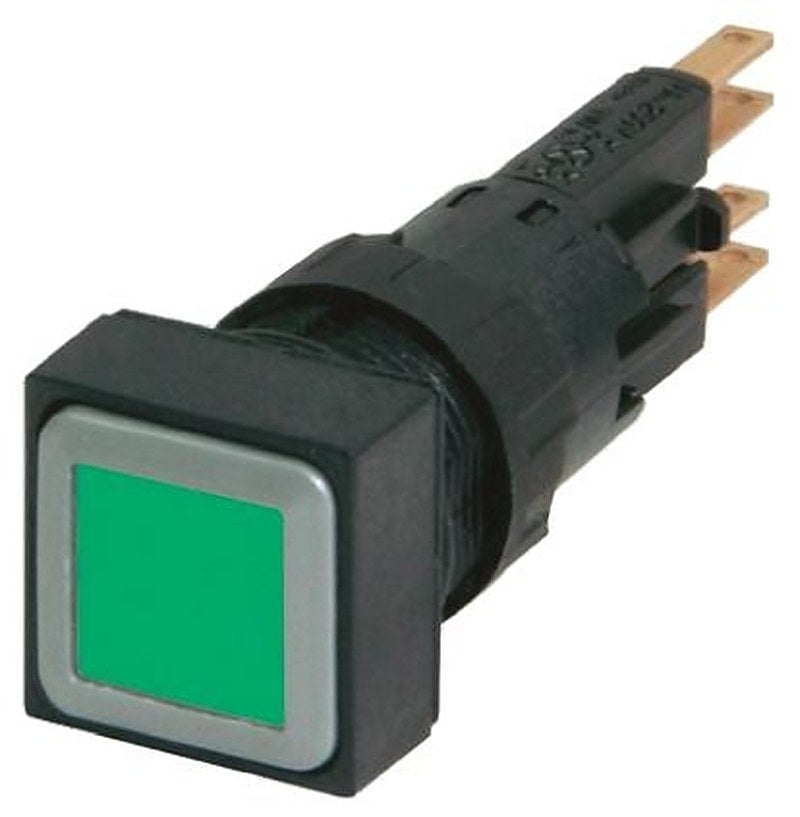 Eaton RMQ16 Series Green Momentary Push Button Switch, 16 mm Cutout, IP65