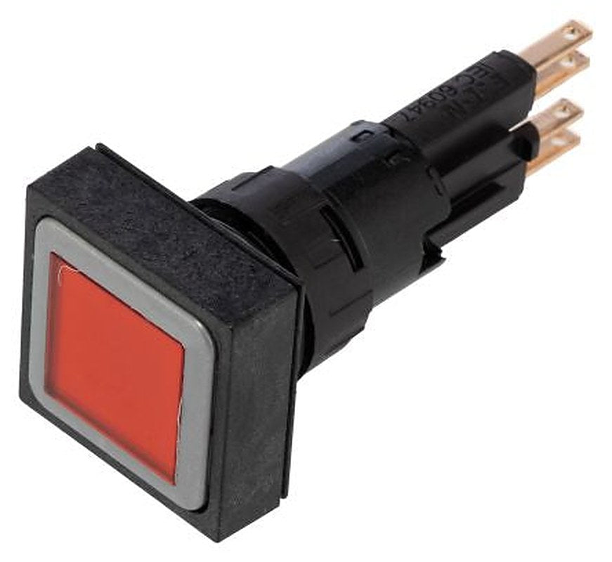 Eaton RMQ16 Series Red Momentary Push Button Switch, 16 mm Cutout, IP65