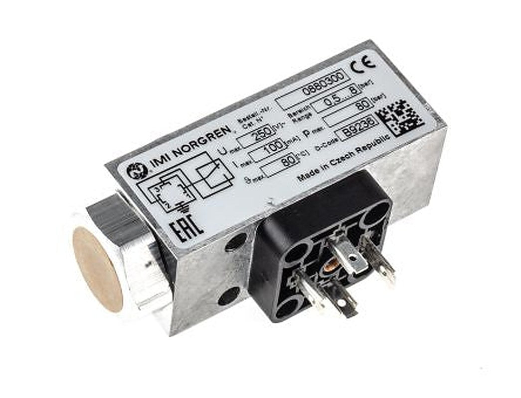 Norgren Pressure Sensor, IP65 8 bar 80 °C