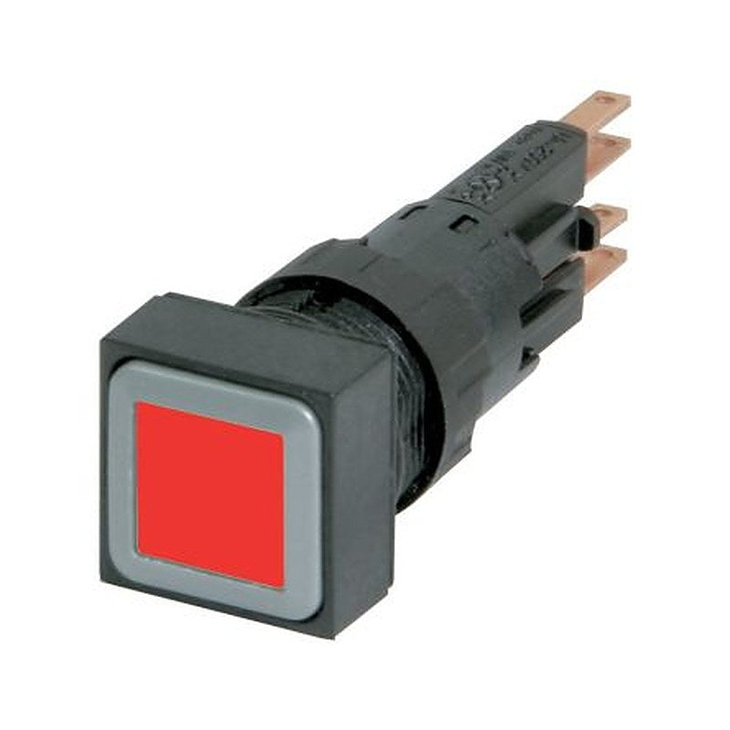 Eaton RMQ16 Series Illuminated Push Button Actuator, Through Hole, 16 mm Cutout Red, IP65