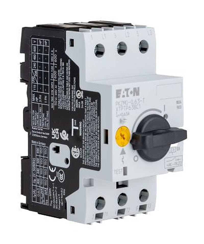 Eaton 0.4A, 0.63 A PKZM 0 Motor Protection Circuit Breaker, 690V ac, 55 °C, -25 °C