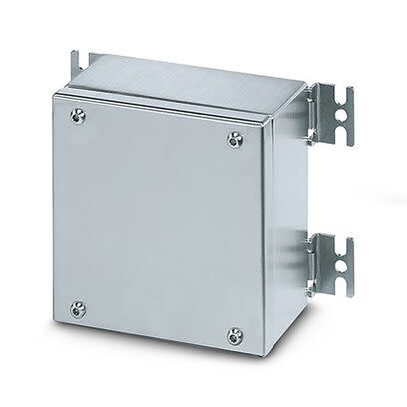 Phoenix Contact S6 A 300X200X80 Series Silver 316L Stainless Steel Junction Box, ATEX, IECEx, 80 mm, 80mm 200 mm