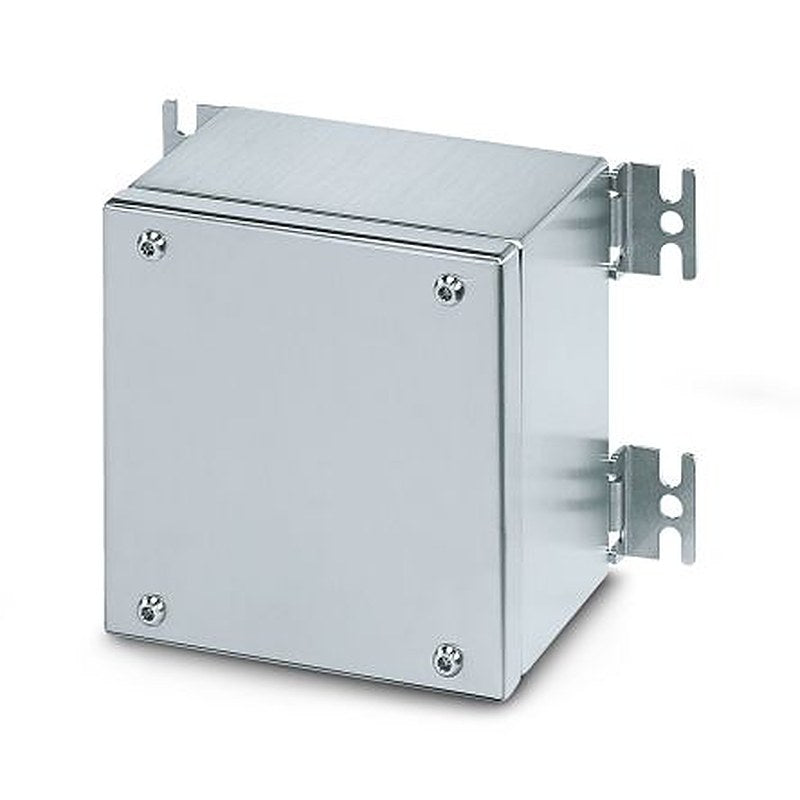 Phoenix Contact S6 A Series Silver 316L Stainless Steel Junction Box, ATEX, IECEx, 100 mm, 150mm 150 mm