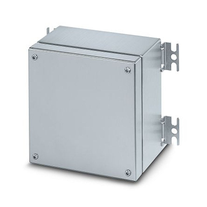 Phoenix Contact E S6 A 200X200X120 Series Silver 316L Stainless Steel Junction Box, ATEX, IECEx, 120 mm, 200mm 200 mm