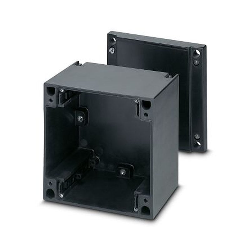 Phoenix Contact D PX A Series Black Fibreglass Reinforced Polyester Junction Box, 145 mm, 177mm 177 mm